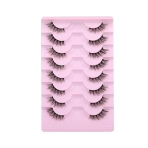 Cat Eye Lashes Accent Eyelashes Multi-layers Wispy Fluffy 3D