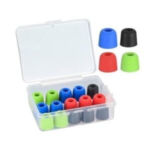 8 Pairs/16 Pcs Memory Foam Earbud Tips, Replacement Earbuds, Earphone Tips, Earbuds Noise Isolation Cover
