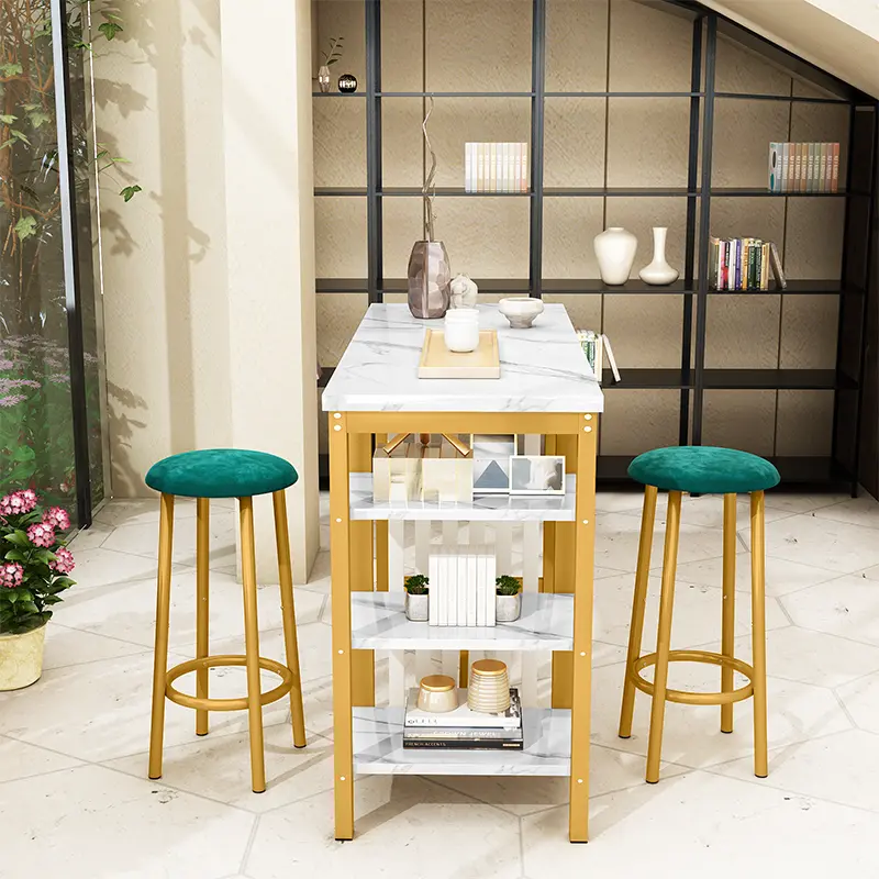Lamerge A Three-Piece Table and Chair Set Suitable for Both the Living Room and Kitchen - Image 4