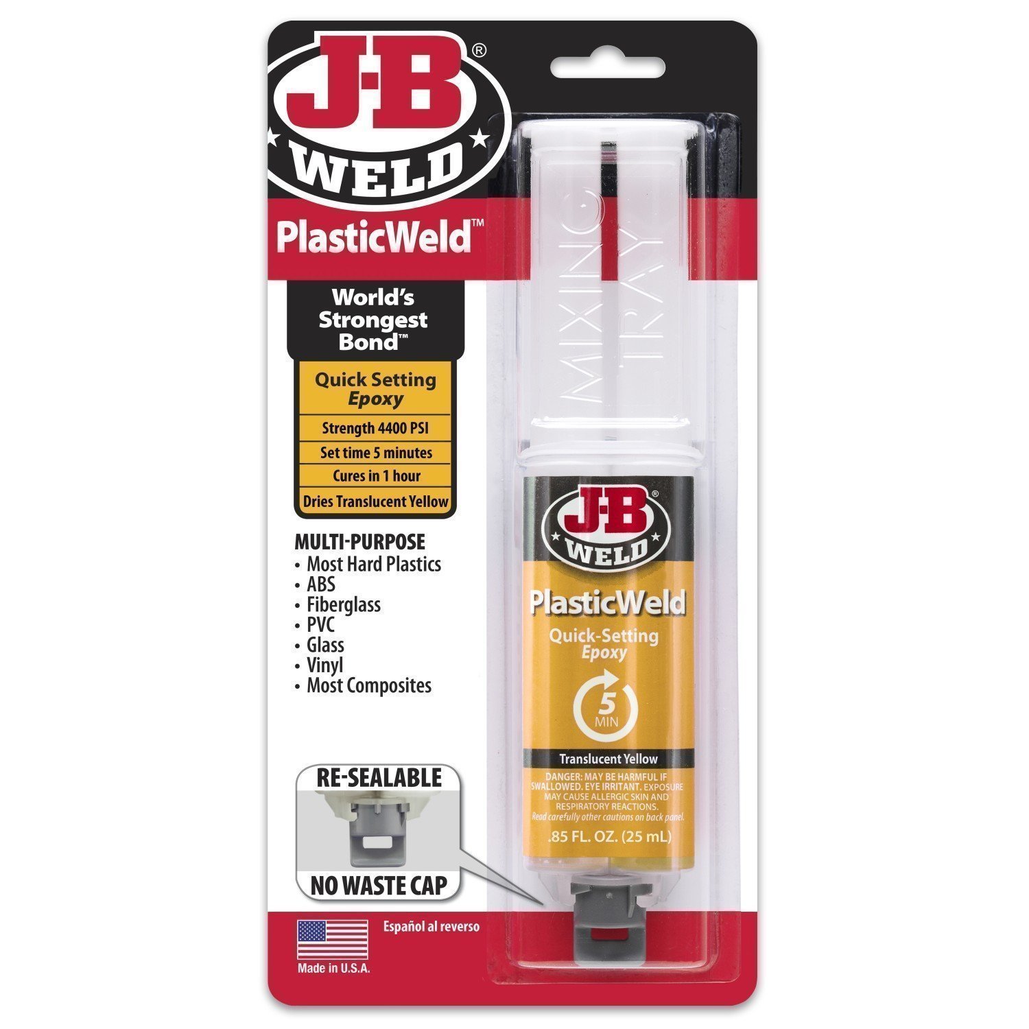 JB WELD PLASTICWELD - 5 MINUTE EPOXY